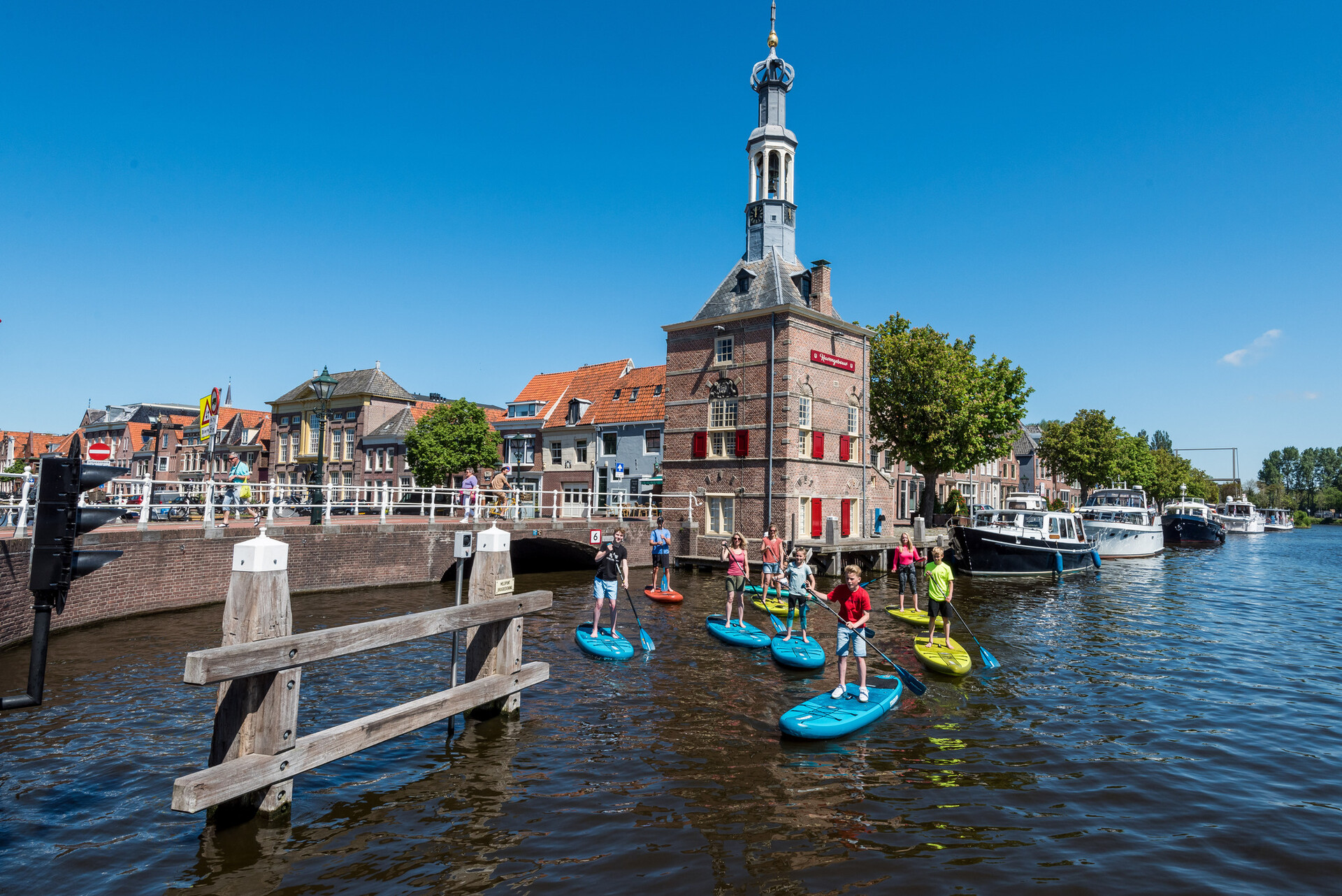 Group activities in the beautiful surroundings of Alkmaar