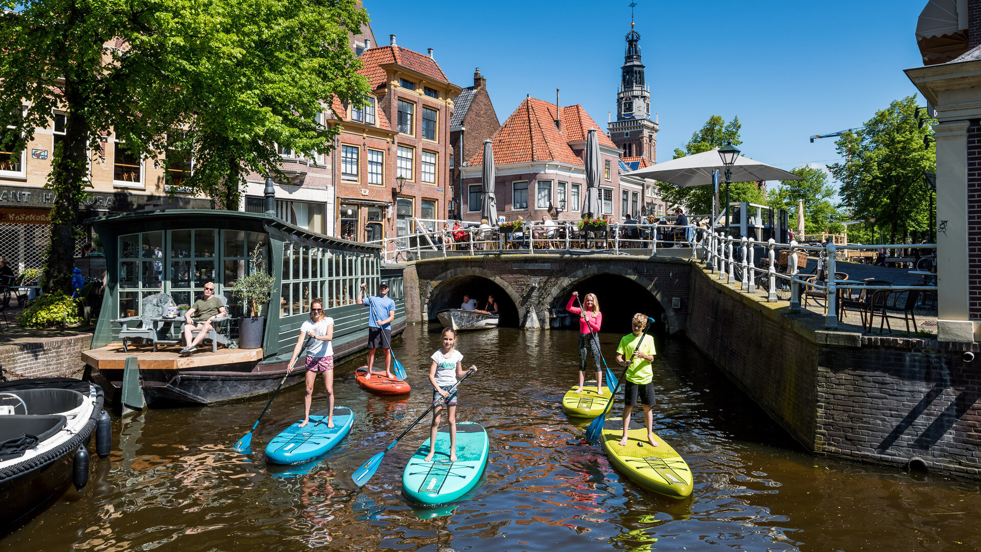 SUP an den schönsten Plätzen in Alkmaar